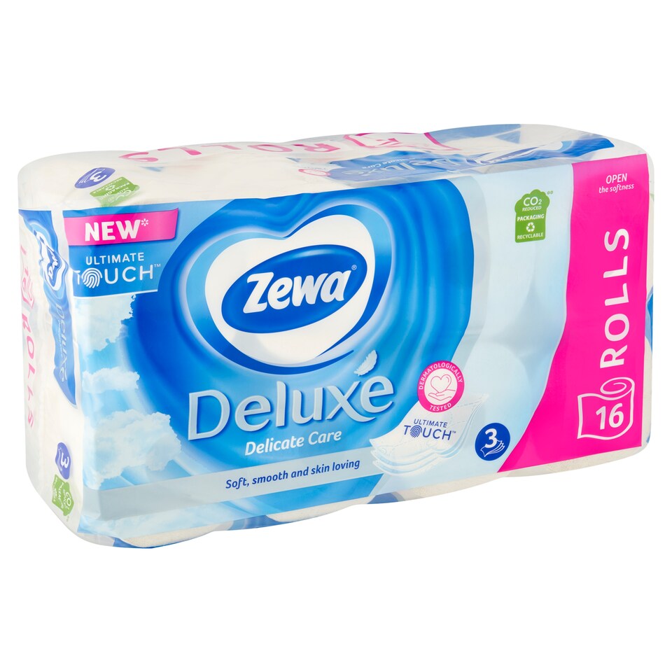 Zewa Deluxe Delicate Care toaletní papír 3 vrstvý 16 rolí