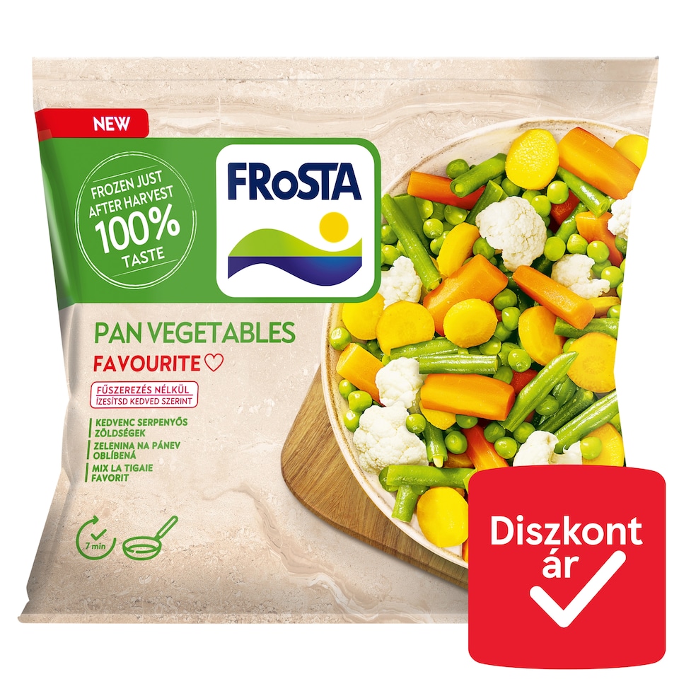 FRoSTA gyorsfagyasztott kedvenc serpenyős zöldségek 400 g