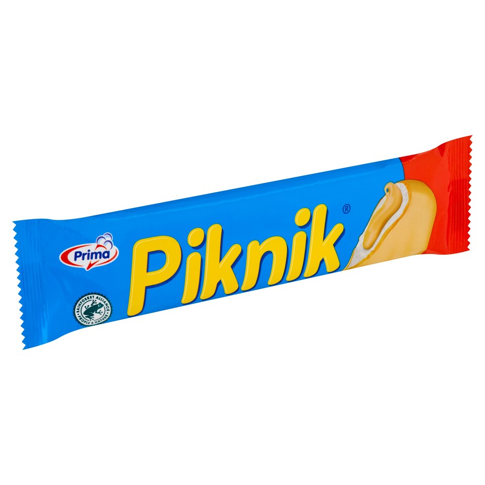 Obrázek 1 pro produkt Prima Piknik Mražený krém s rostlinným tukem s mléčnou příchutí v bílé polevě 50ml