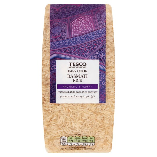 Tesco Easy Cook Basmati Rice 1Kg Tesco Groceries tesco-basmati-rice-500g-tesco-groceries