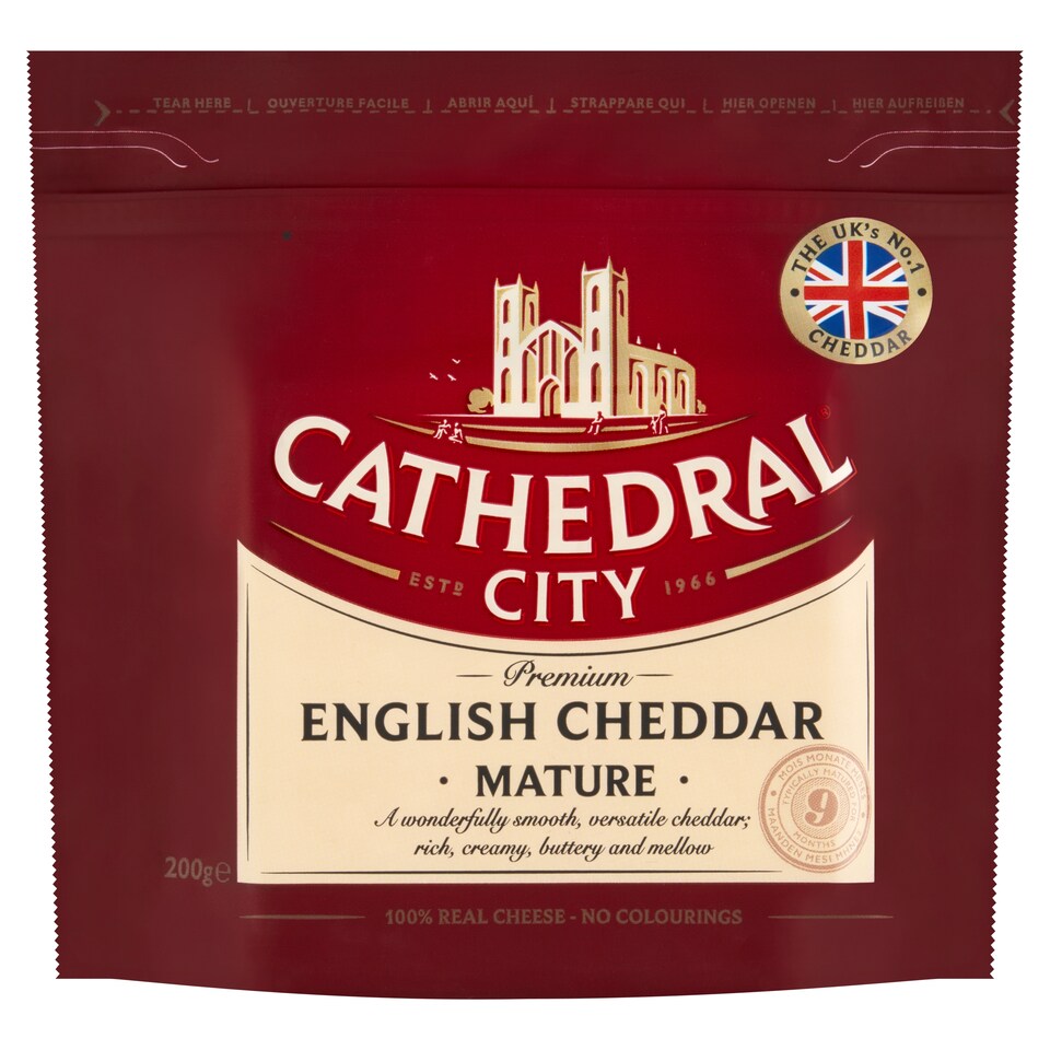 Cathedral City Cheddar Mature anglický tvrdý sýr 200g