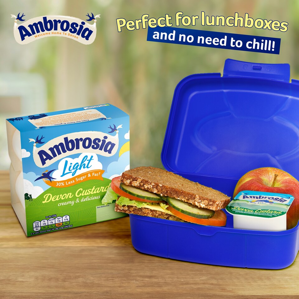 image 1 of Ambrosia Low Fat Custard 4 X 125G