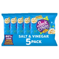 Snack a Jacks Salt & Vinegar Rice Cakes Multipack Snacks 5x19g