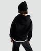 image 3 of F&F Boys Cotton Rich NYC Santa Skateboarding Hoodie in Black