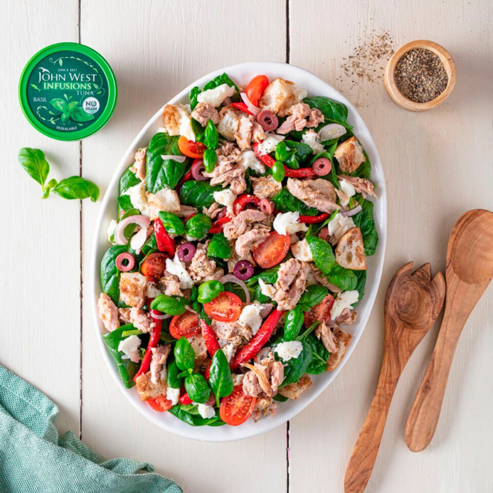 image 1 of John West Infusions Tuna Basil 80G