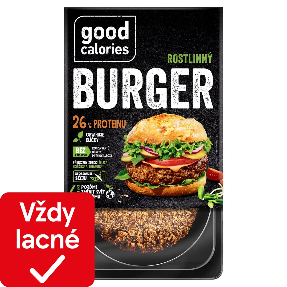 Good Calories Rastlinné fašírky 2 ks 170 g