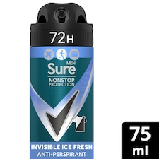 Sure Men 72H Invisible Ice Fresh Antiperspirant 75Ml