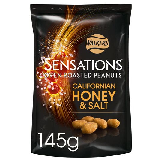 Walkers Sensations Honey & Salt Peanut 145G Tesco Groceries