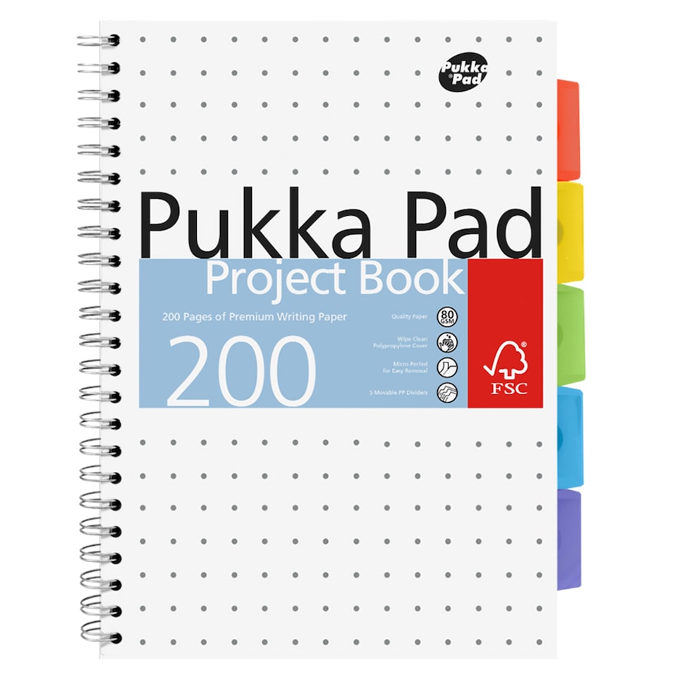Pukka A4 Core Project Book