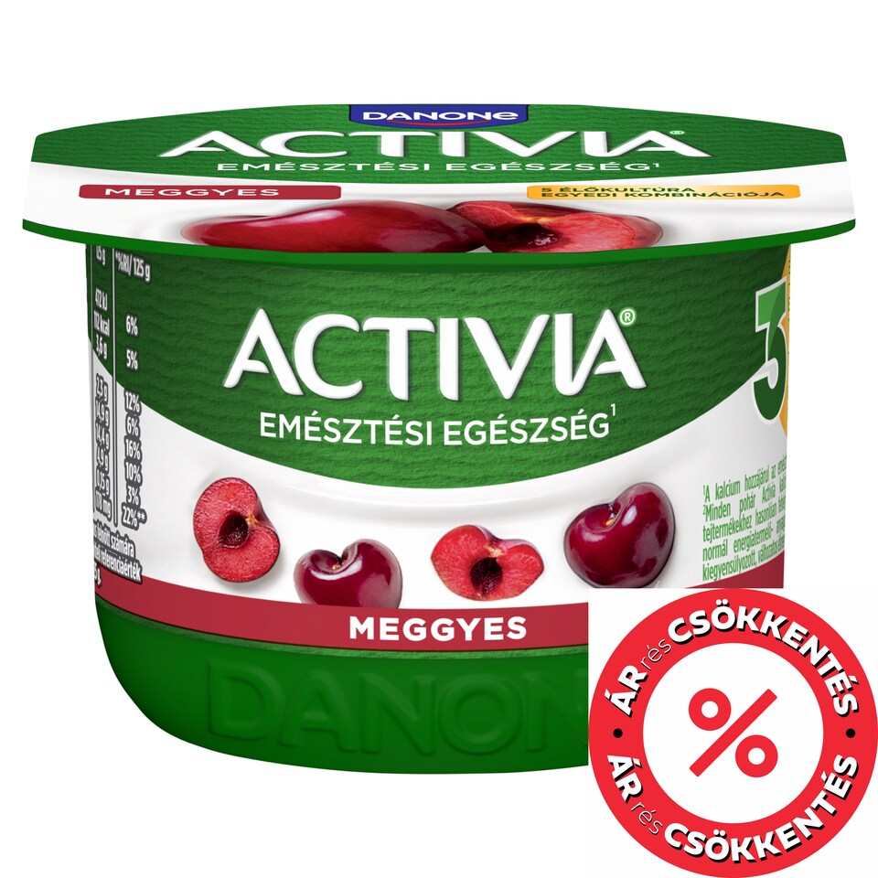 Danone Activia élőflórás meggyes joghurt 125 g