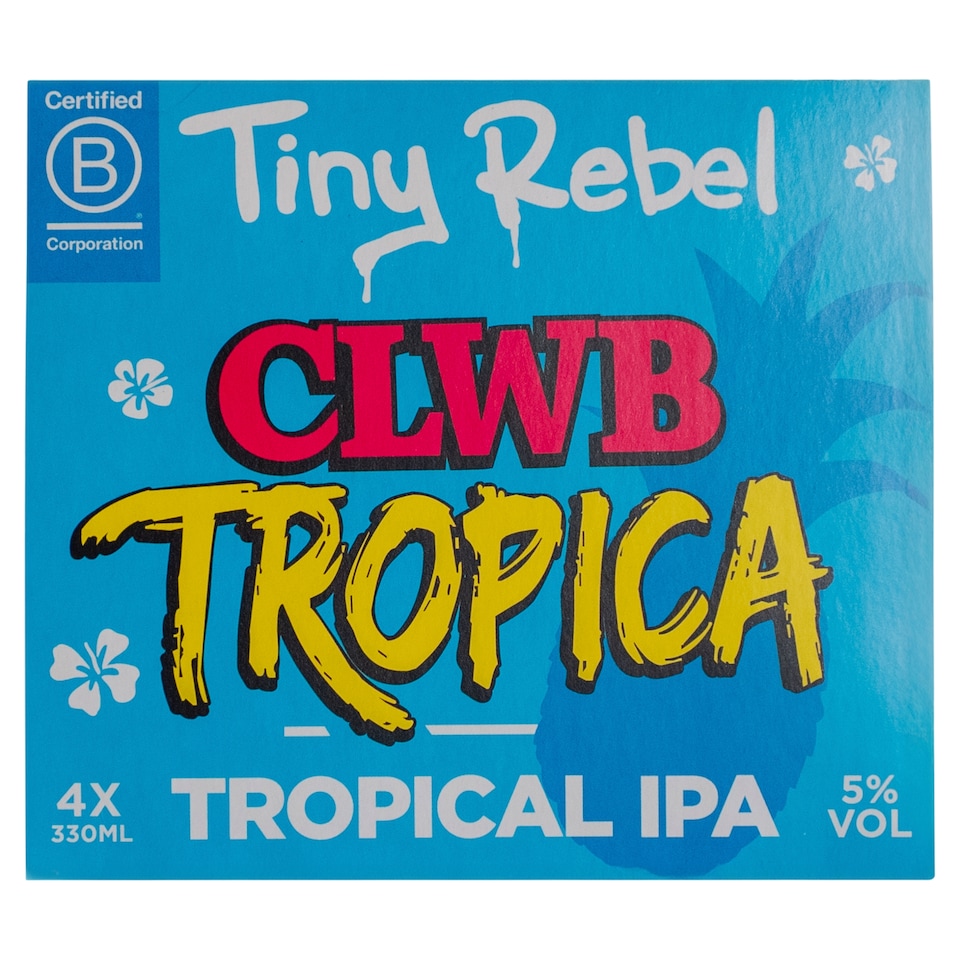 Tiny Rebel Clwb Tropica Tropical IPA 4 x 330ml