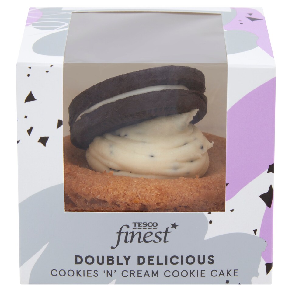 Tesco Finest Cookies N' Cream Cookie Cake Tesco Groceries