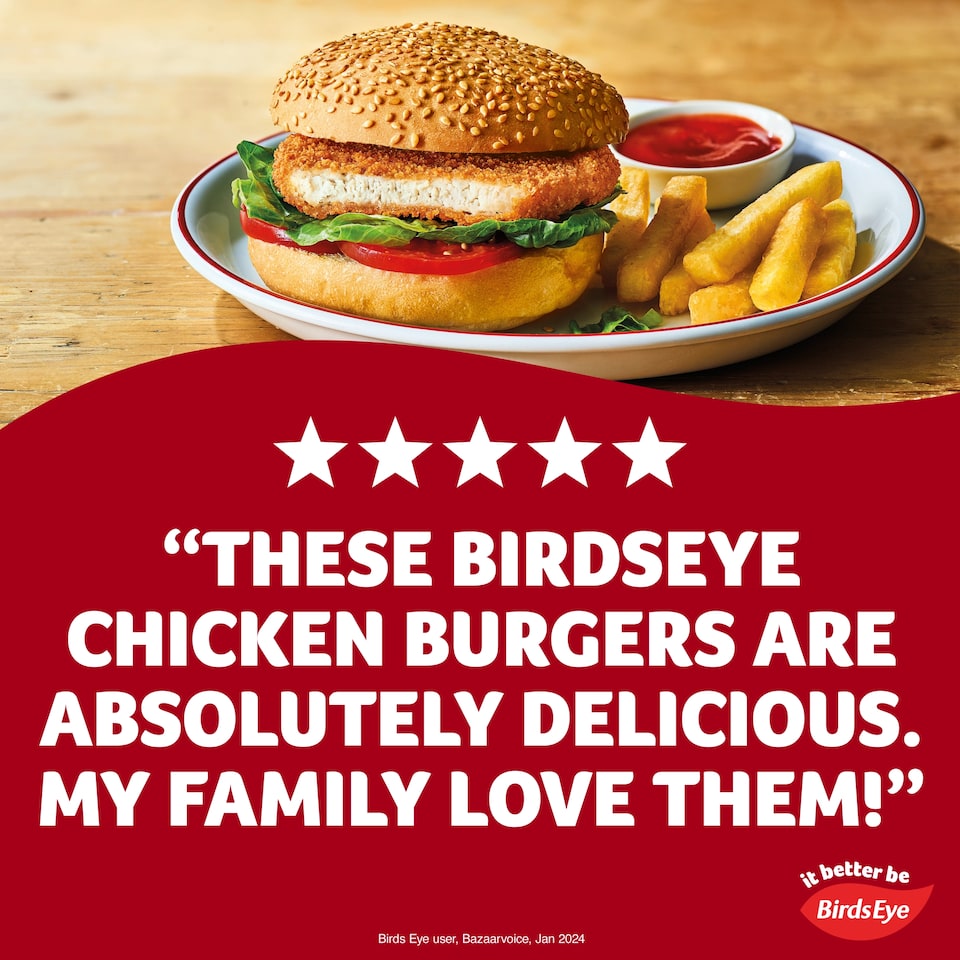 image 1 of Birds Eye 4 Chicken Burgers 200G