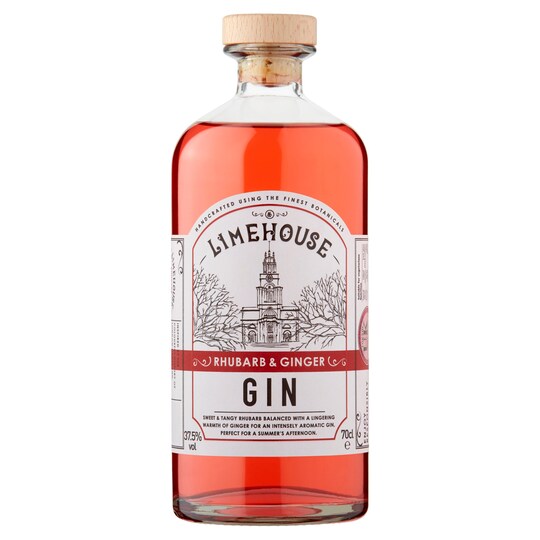 Limehouse Rhubarb & Ginger Gin 70Cl Tesco Groceries