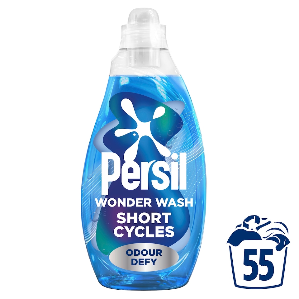 image 1 of Persil Wonder Wash Odour Defy Laundry Detergent 55 Washes 1485ml