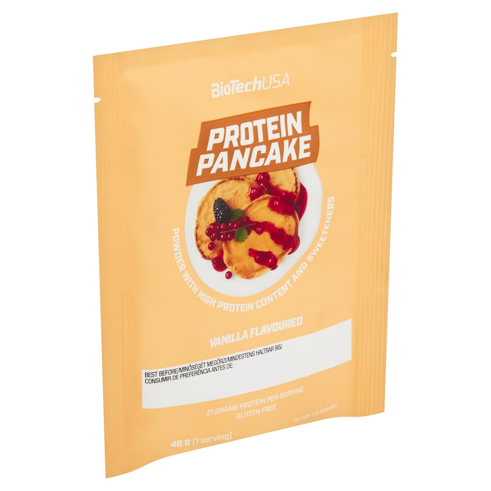 image 1 of BioTechUSA Protein Pancake prášok na prípravu palaciniek s vanilkovou príchuťou 40 g