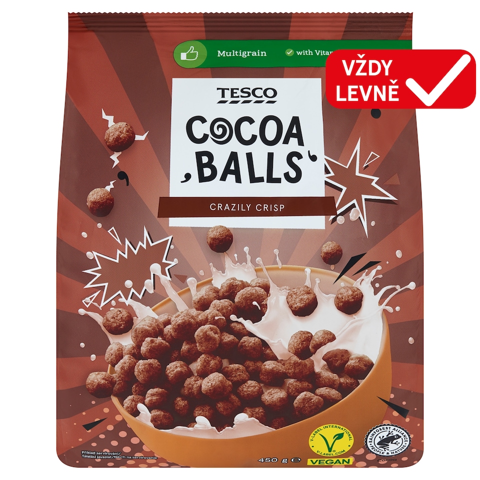 Tesco Cocoa Balls 450g