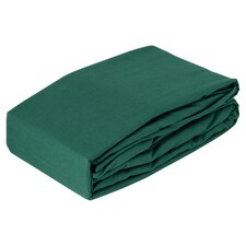 Tesco F/Green 100% Cotton Fitted Sheet Double