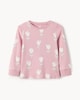 image 3 of F&F Girls Pure Cotton Floral Pyjama Set in Pink
