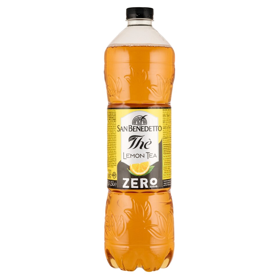 San Benedetto citromos ice tea ízű cukormentes, alkoholmentes üdítőital 1,5 l  1. kép