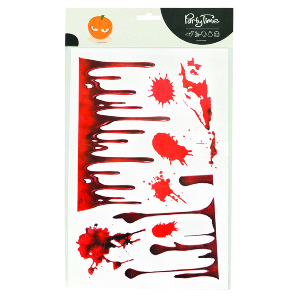 image 1 of Party Time Halloween Electrostatic Decoration