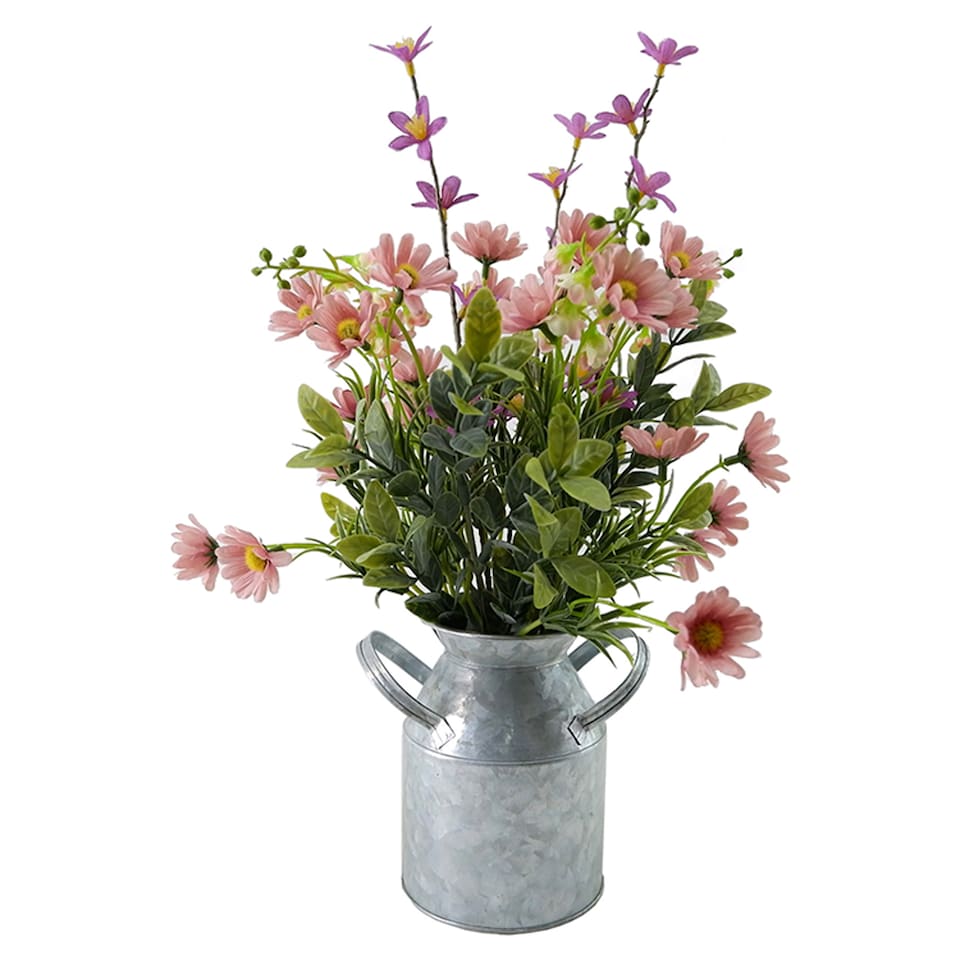 Bayswood Wild Flowers in Metal Pot