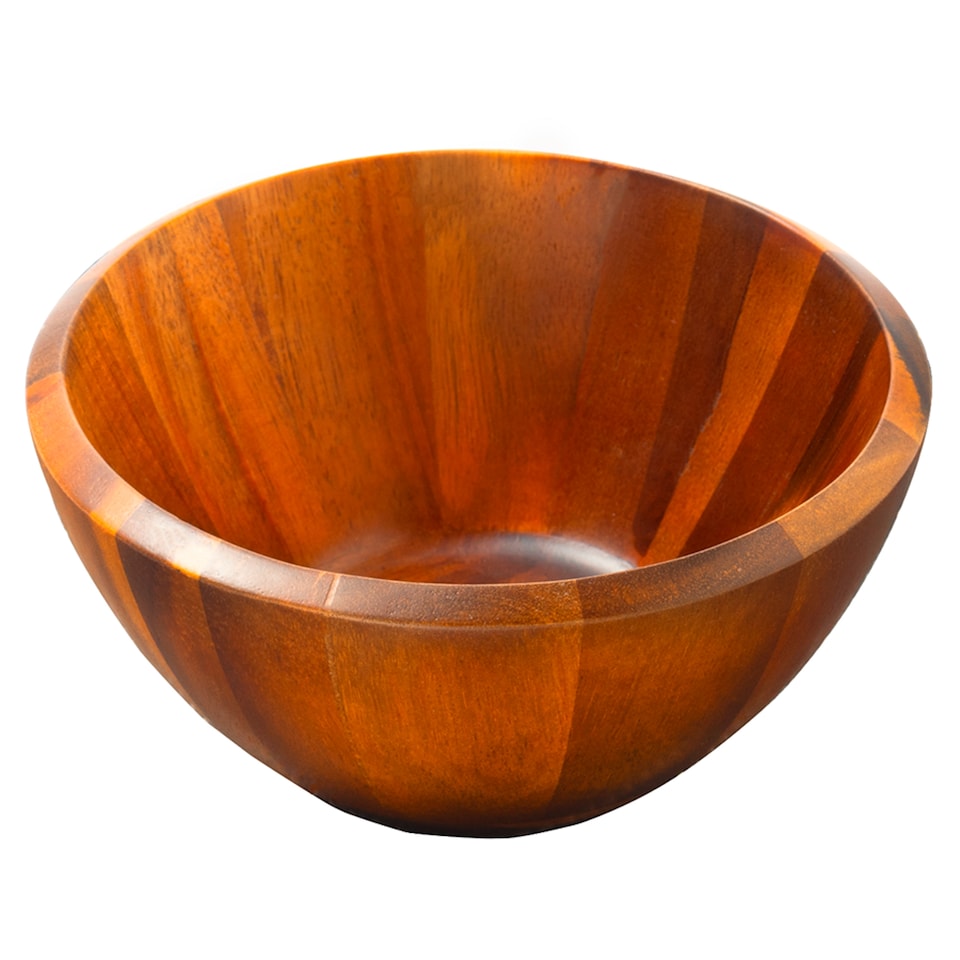 F&F Home Acacia wooden bowl small
