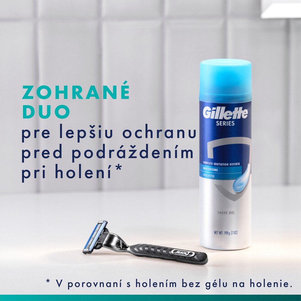 obrázok 1 z Gillette Mach3 Holiaci Strojček pre Mužov, 1 Gillette Holiaci Strojček s 3 Čepieľkami