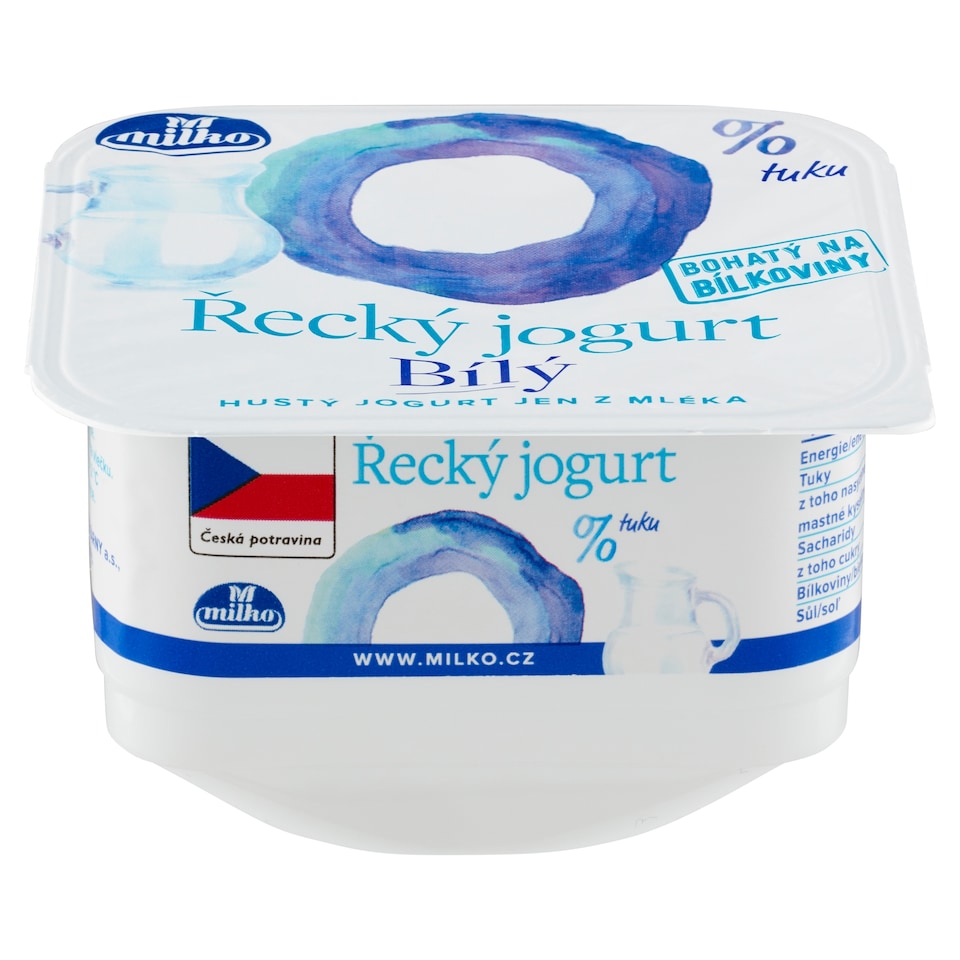 obrázok 1 z Milko Řecký jogurt 0% biely 140 g