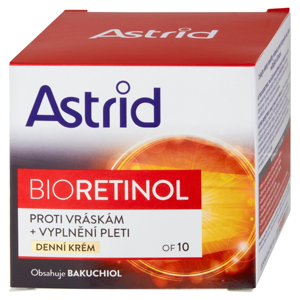 Obrázek 1 pro produkt Astrid Bioretinol denní krém proti vráskám + vyplnění pleti OF 10 50ml