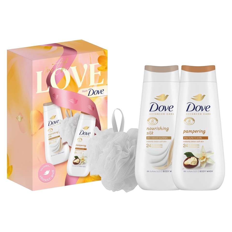 image 1 of Dove with Love Pampering Bodywash Gift Set