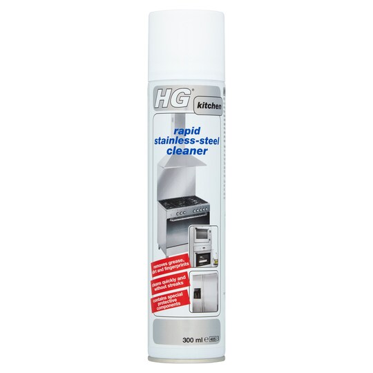 Hg Rapid Stainless Steel Cleaner 300Ml Tesco Groceries
