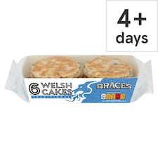 Brace's Family Bread Traditional Fruit Welsh Cakes 6 Pack