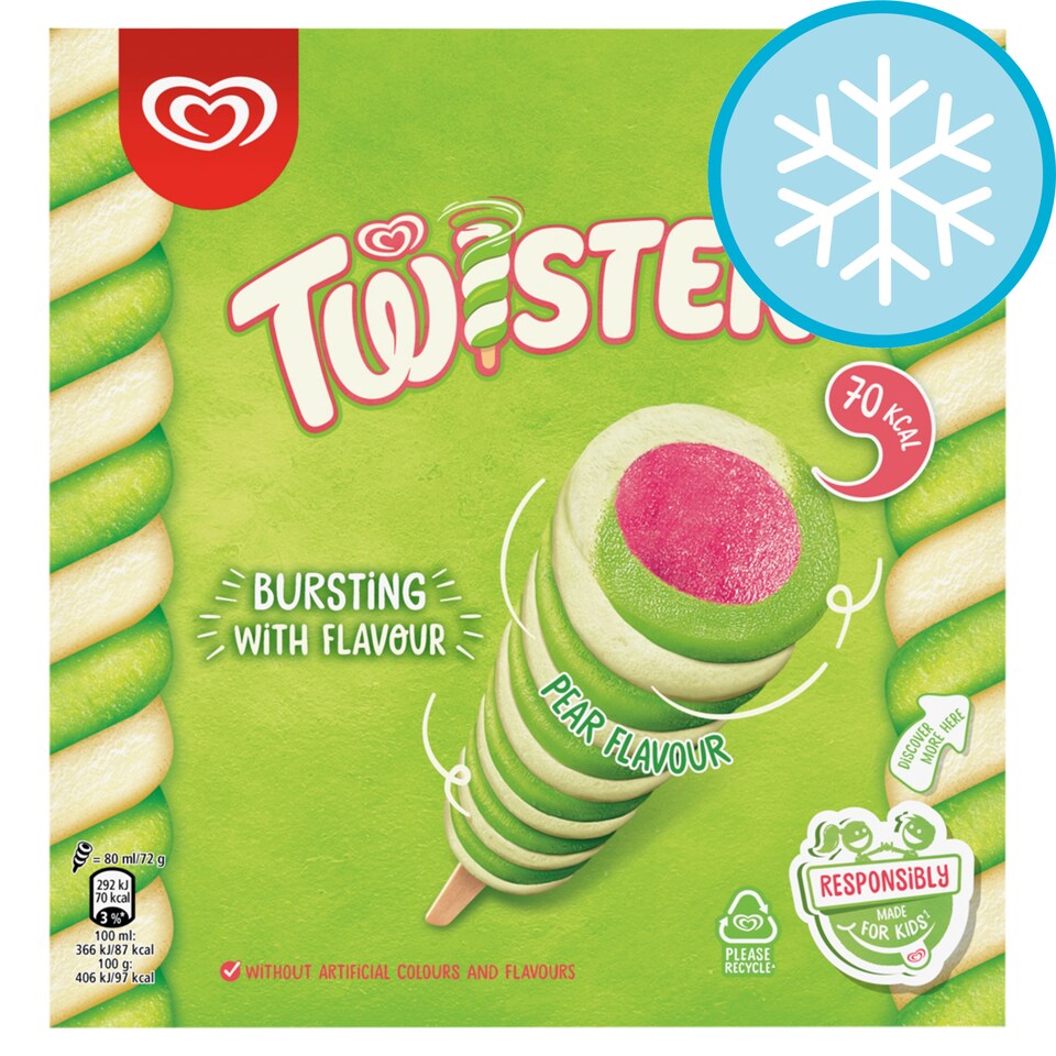 Twister Pear Van Strawberry Max 6 Pack 480Ml