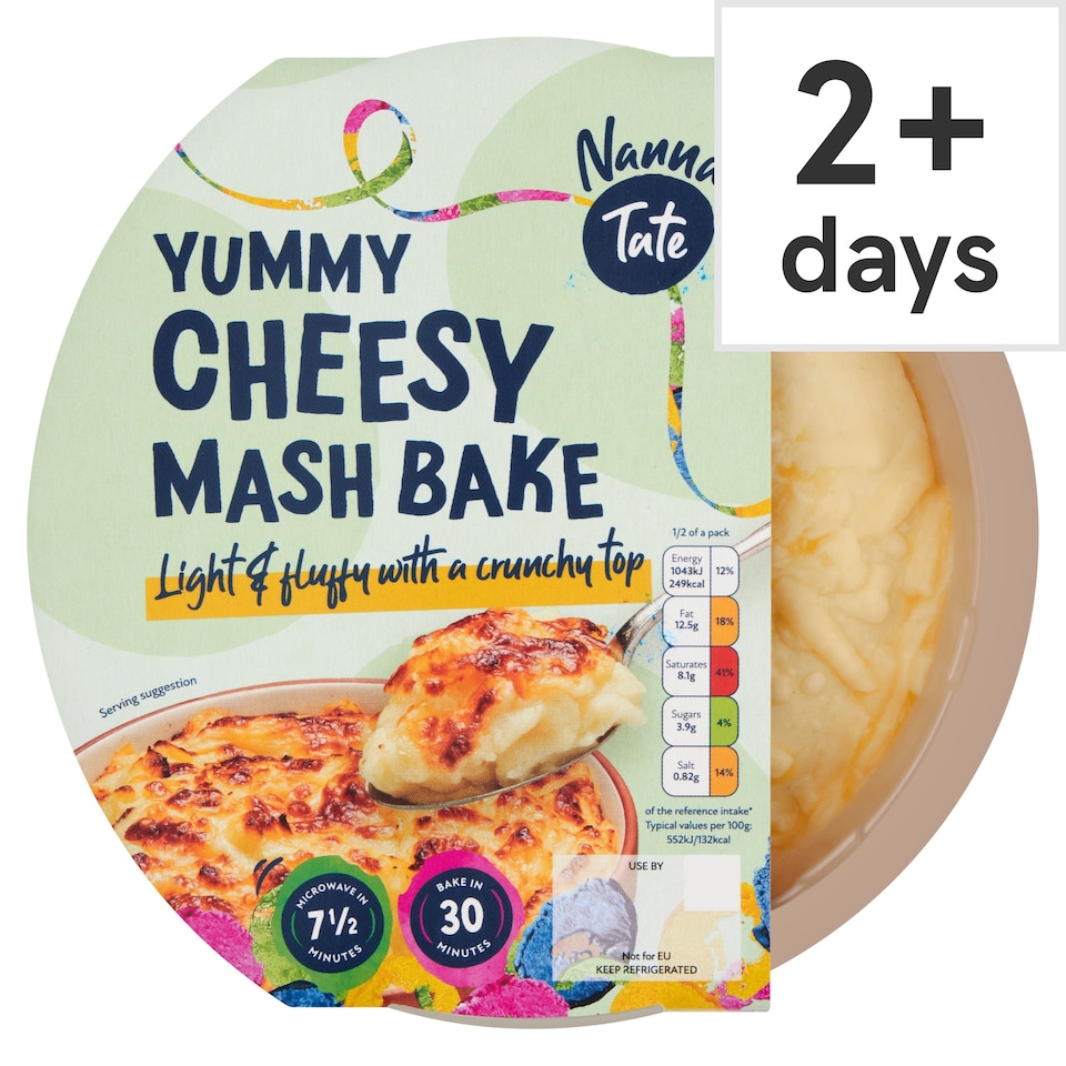 image 1 of Nanna Tate Yummy Cheesy Mash Bake 400g