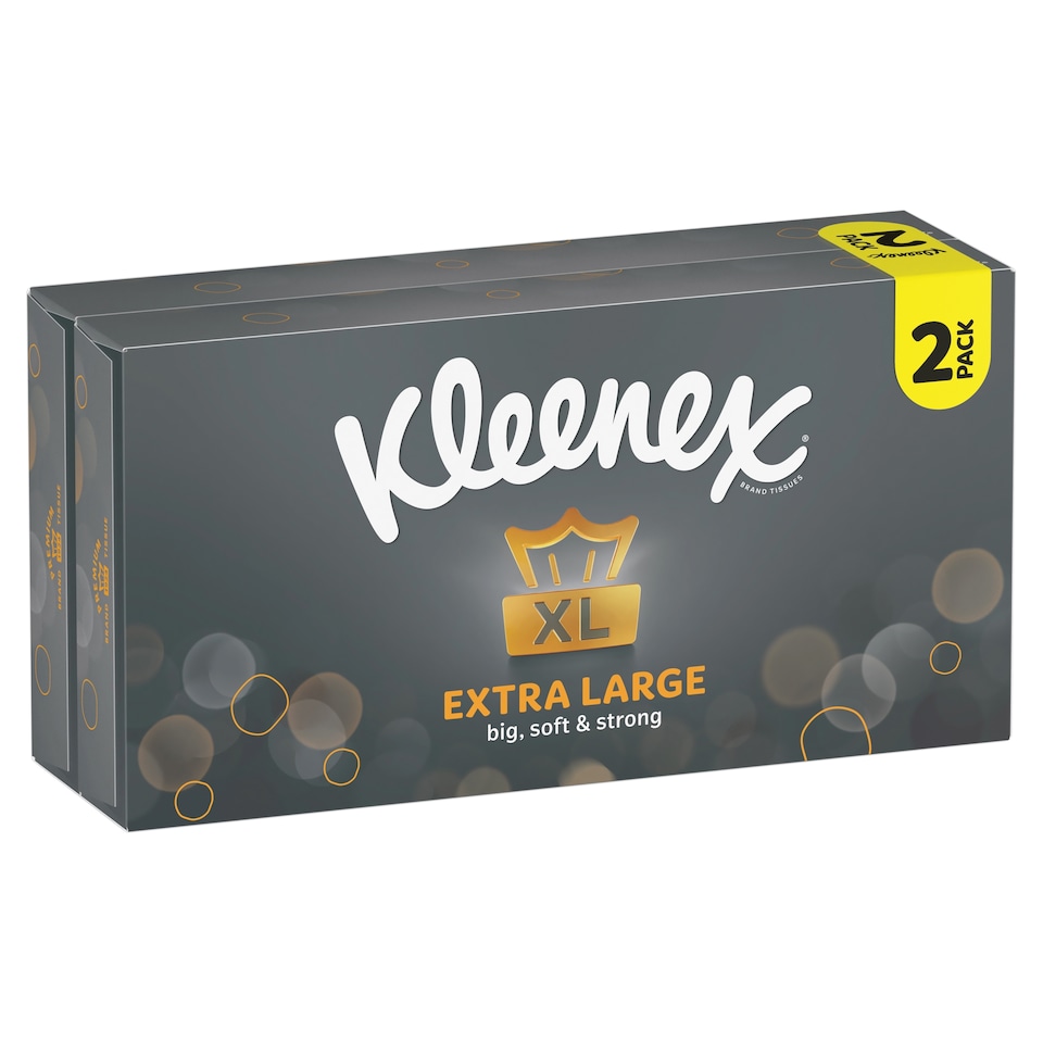 image 1 of Kleenex XL Tissues Twin Box 90 Sheets