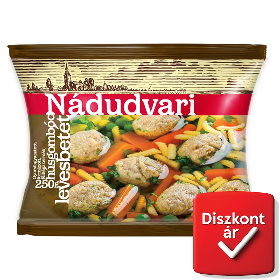 Nádudvari gyorsfagyasztott húsgombóc levesbetét 250 g
