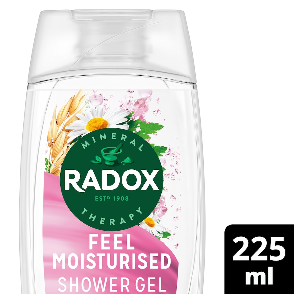 image 1 of Radox Chamomile & Oat Feel Moisturised Shower Gel Body Wash 225ml