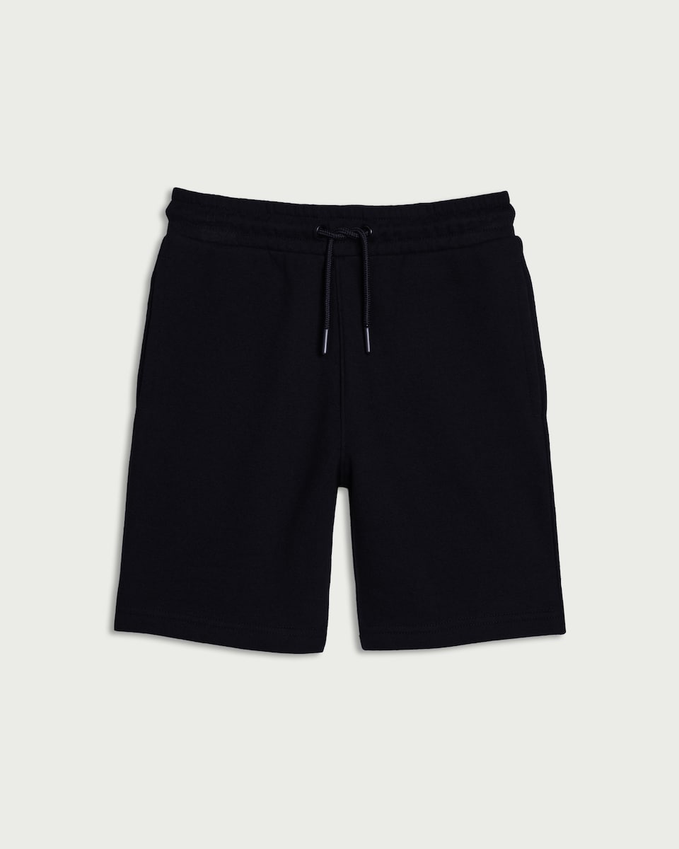 image 1 of F&F School Unisex PE Drawstring Shorts in Black