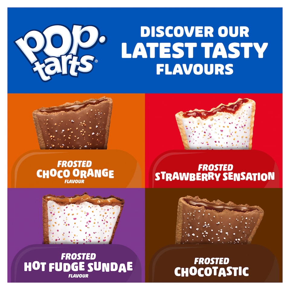 image 1 of Kellogg's Pop Tart Strawberry Sensation 8X48g