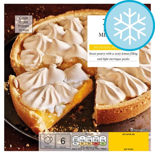 Tesco Lemon Meringue Pie 475G Tesco Groceries