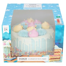 Tesco Confetti Cake