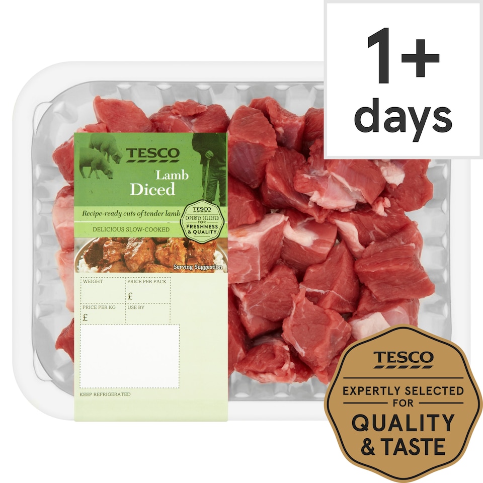image 1 of Tesco Lamb Diced Leg Welsh 300G