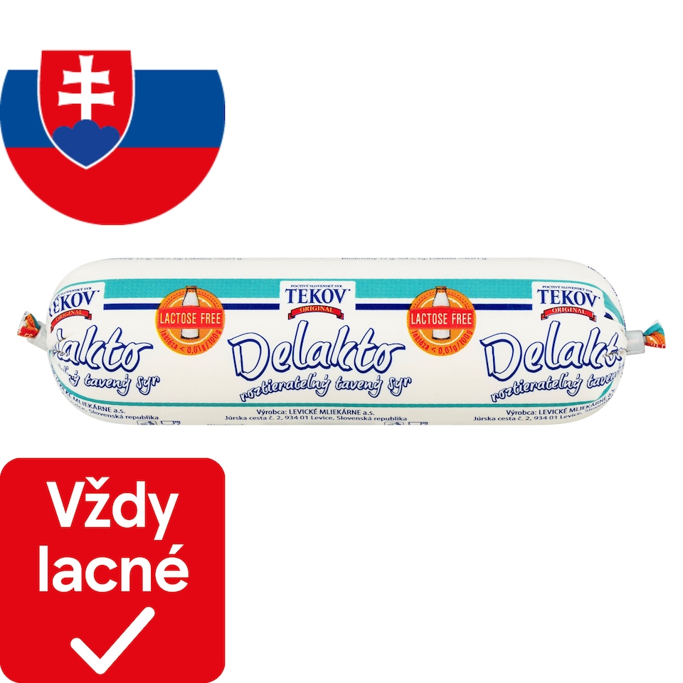 obrázok 1 z TEKOV DELAKTO Roztierateľný tavený syr 100 g