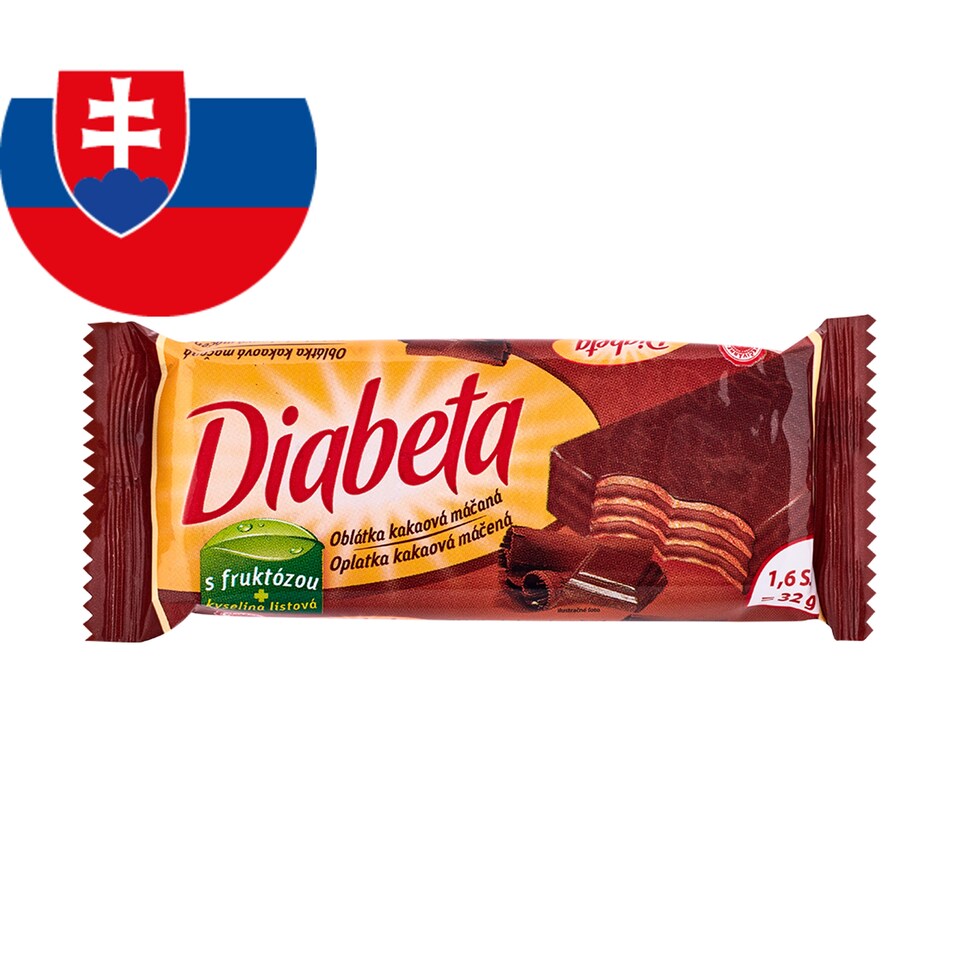 Diabeta oblátka kakaová máčaná