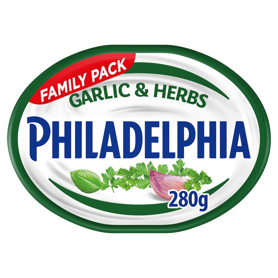 image 1 of Philadelphia Garlic & Herbs Soft Cream Cheese 280G