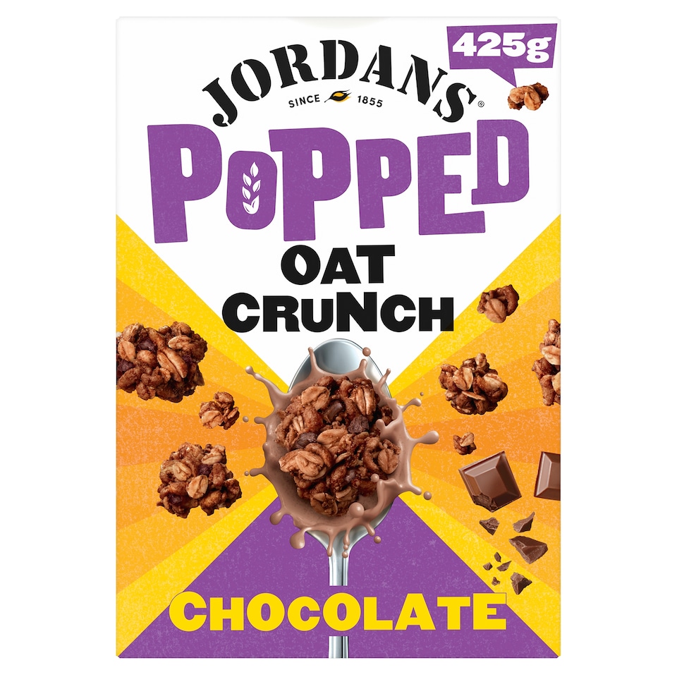 image 1 of Jordans Popped Oat Crunch Cereal - Chocolate 425g