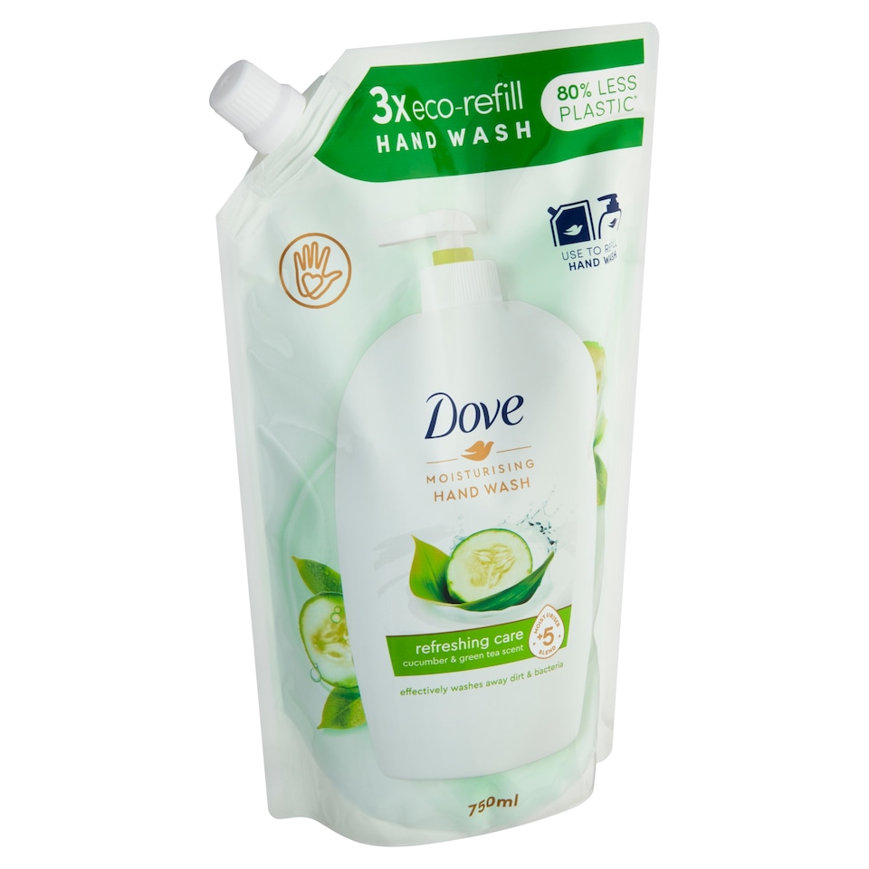 obrázok 1 z Dove tekuté mydlo Refreshing Care náhradná náplň 750 ml