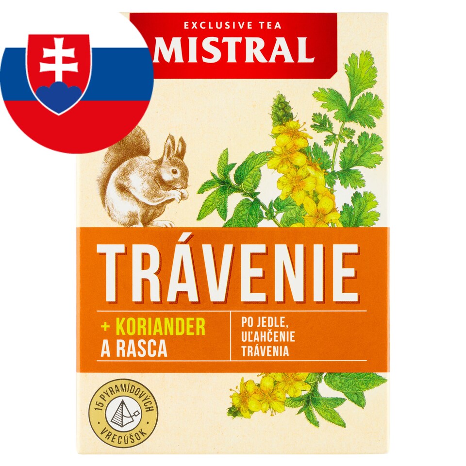 obrázok 1 z Mistral Trávenie + koriander a rasca bylinný čaj 15 x 2 g (30 g)