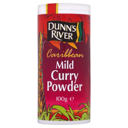 Dunns River Caribbean Curry Powder Mild 100G Tesco Groceries